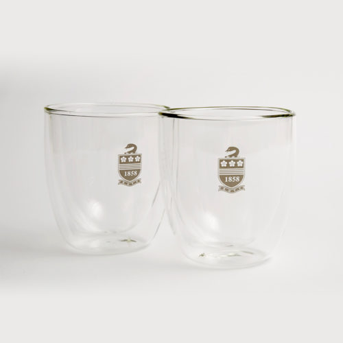 Double-walled Glass Coffee Cups (Pair)